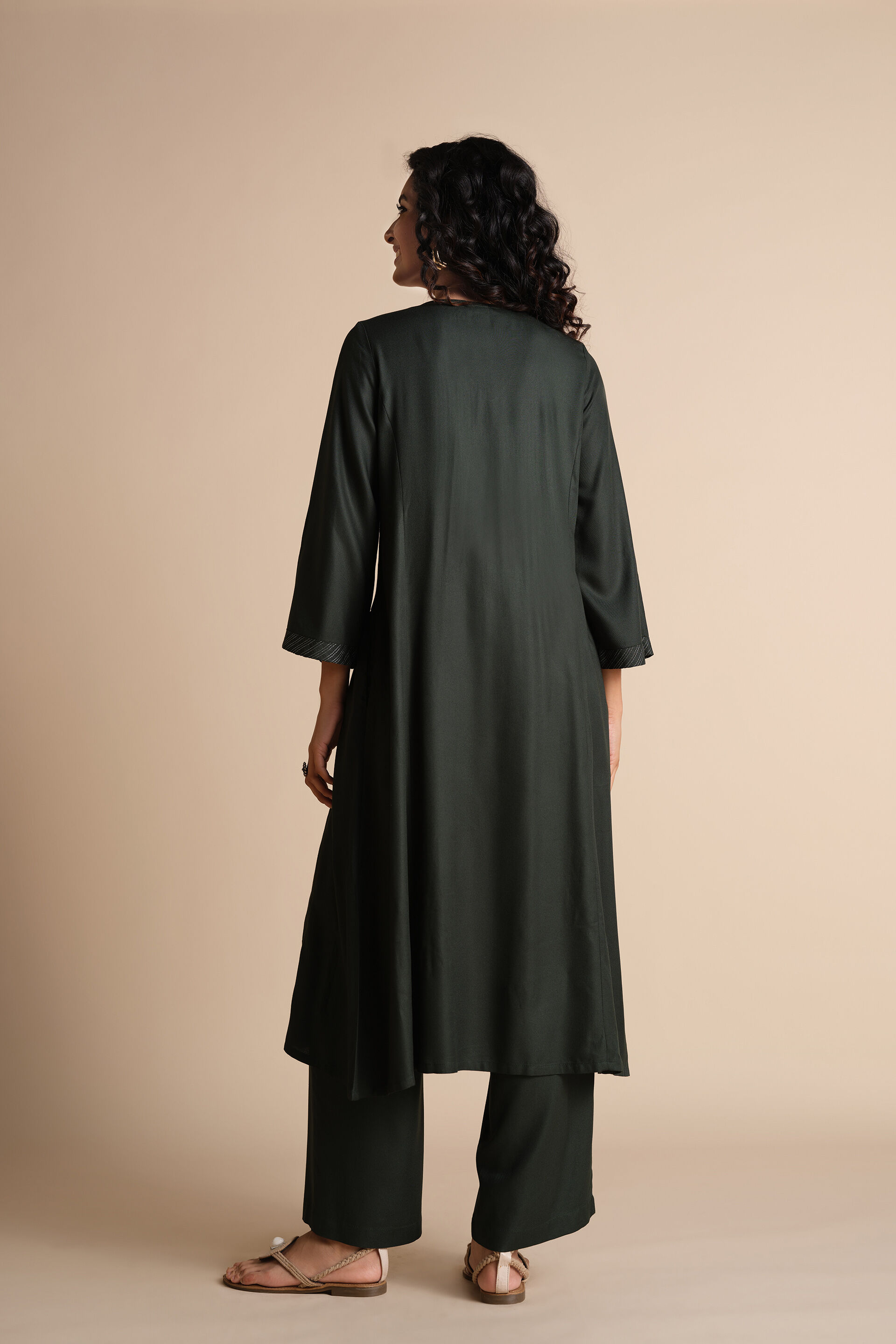 Shaam Afsana Kurta, Green, image 6
